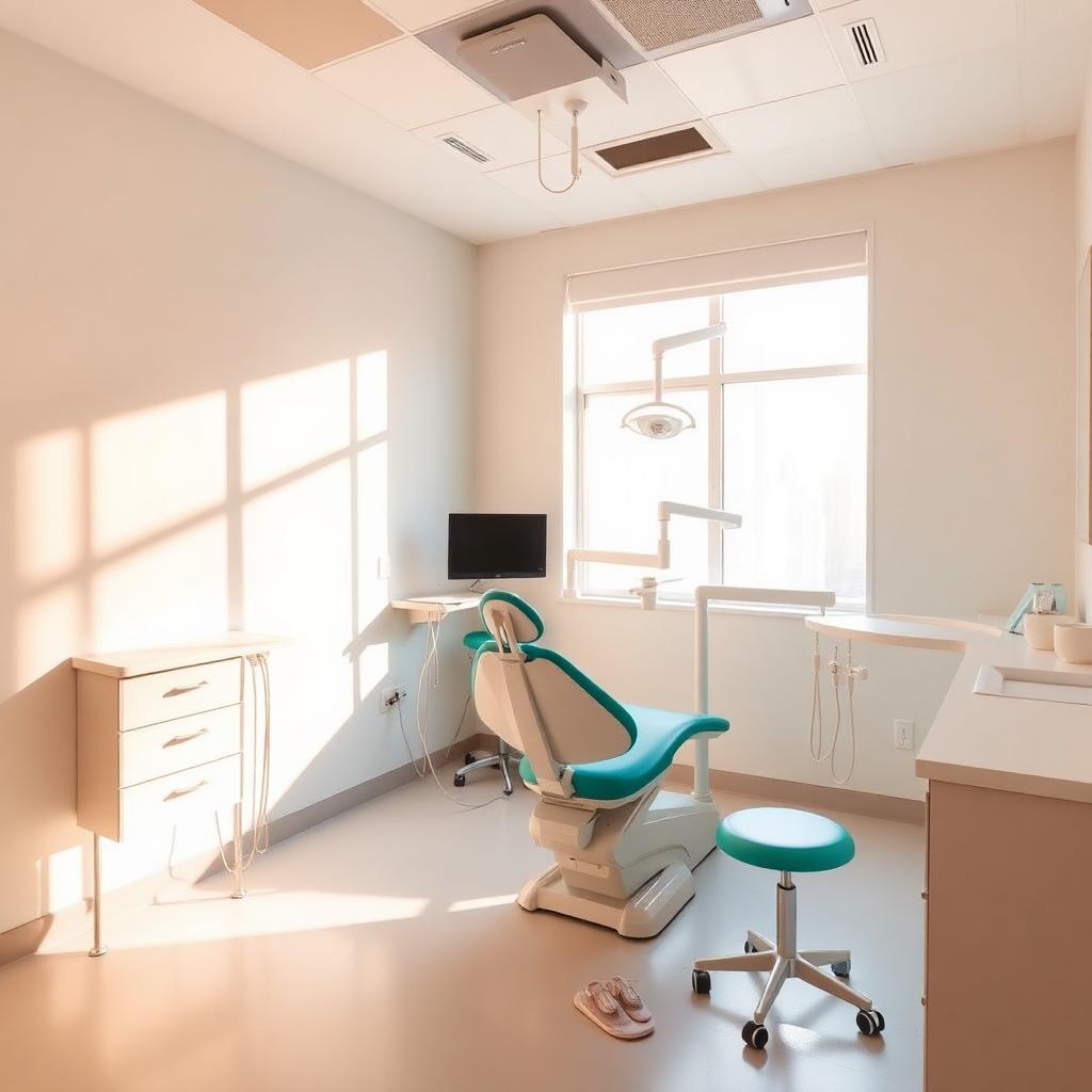 Bright, welcoming dental exam room at Beam Family Dentistry in Louisville, KY